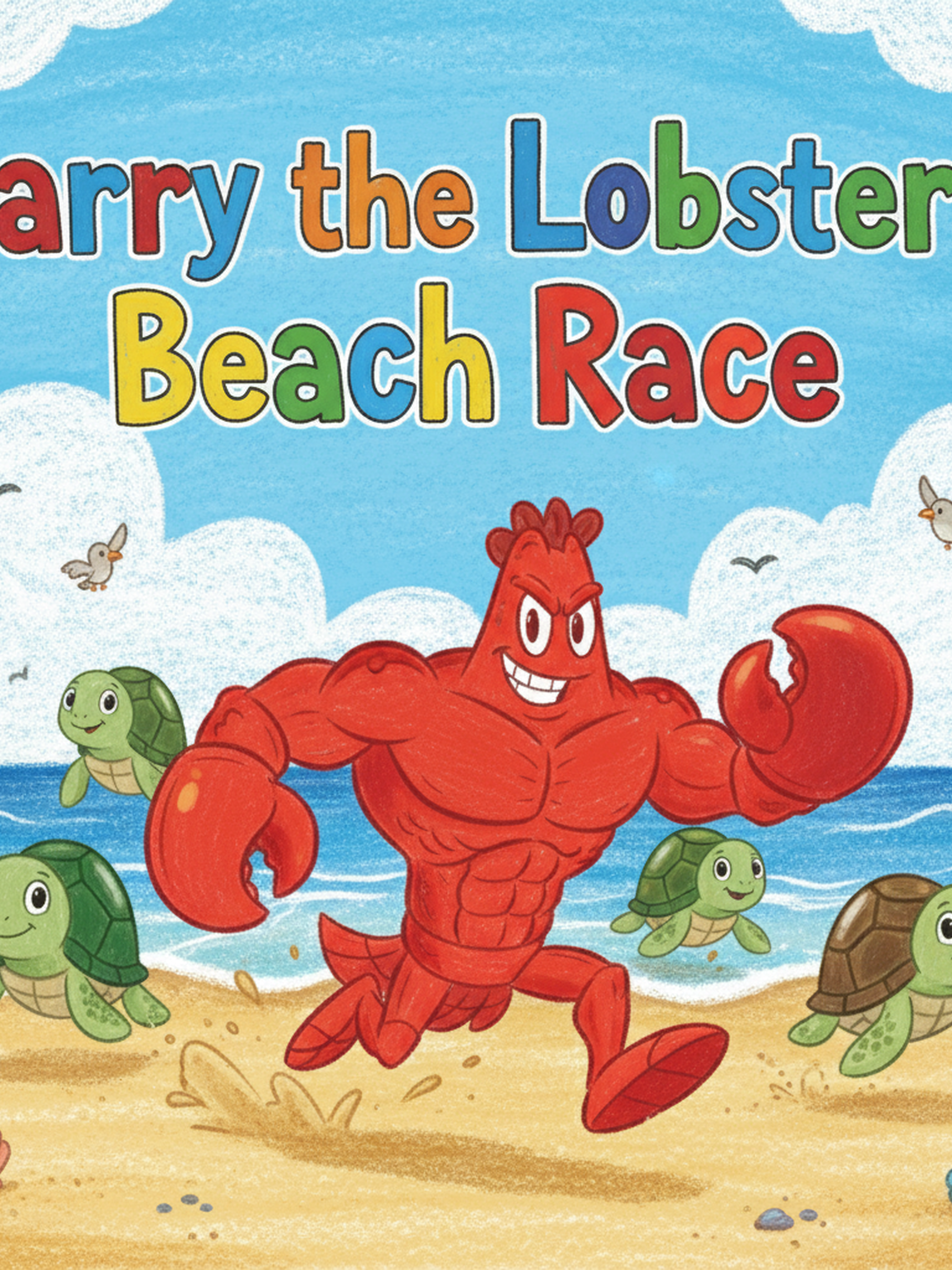 Larry the Lobster's Beach Race